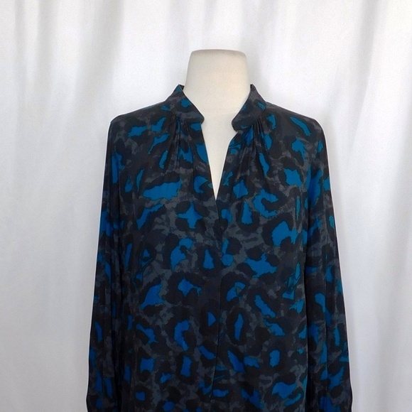 ZADIG & VOLTAIRE Tink Tunic Top Leopard Guitar Print Animal Cheetah Small - Picture 4 of 12